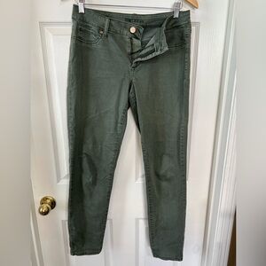 Maurices, olive green Skinny Jeans, women’s medium